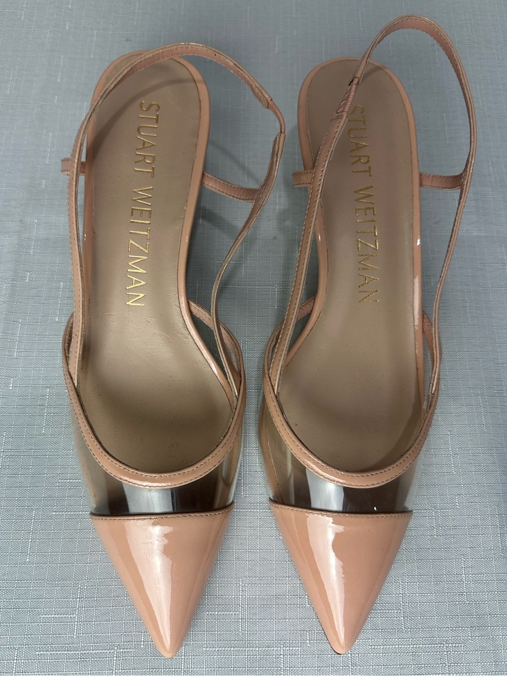 Stuart Whitman Peach Slingback Pumps Size 8
